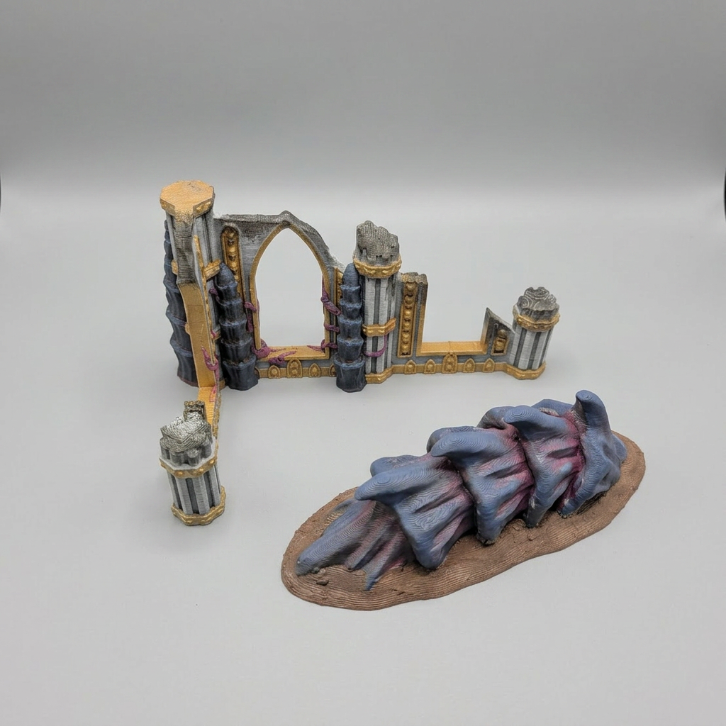 L Shaped Ruins and Alien Barrier - Alien Ruins alternate angle 6