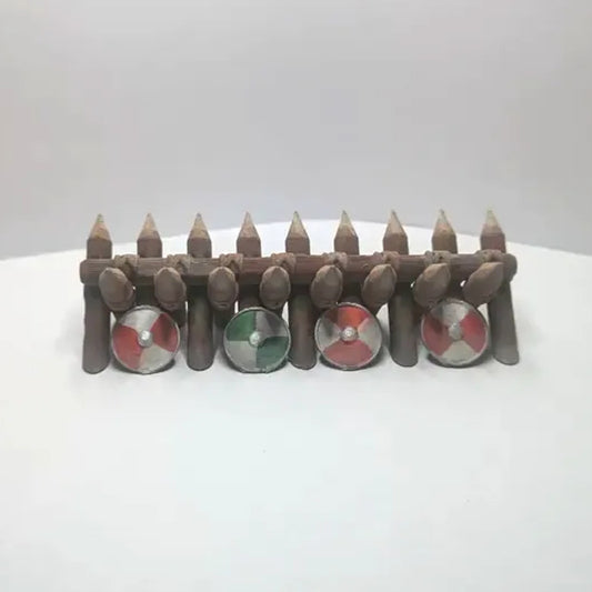 Palisade Spike Barriers long section with shields