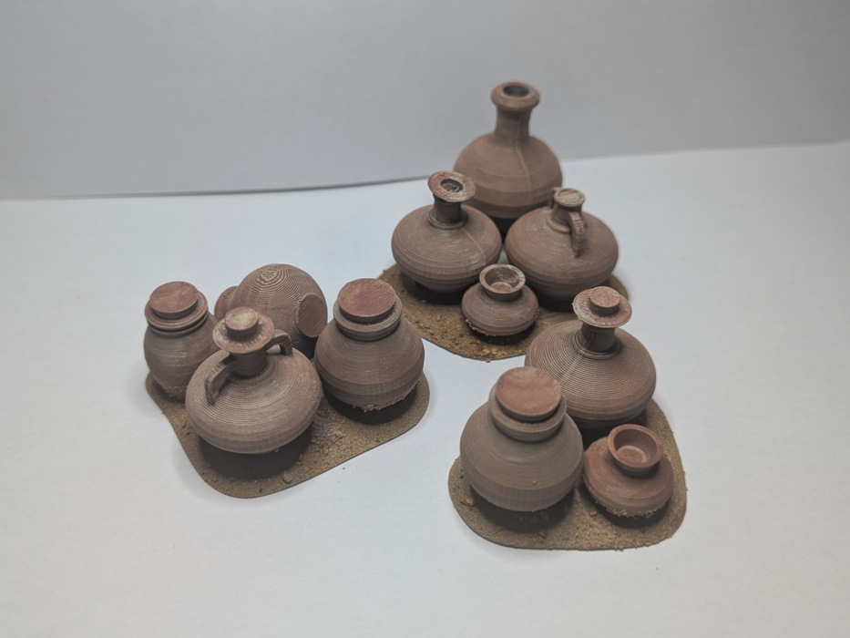 Clay Pot & Vase Scatter Set