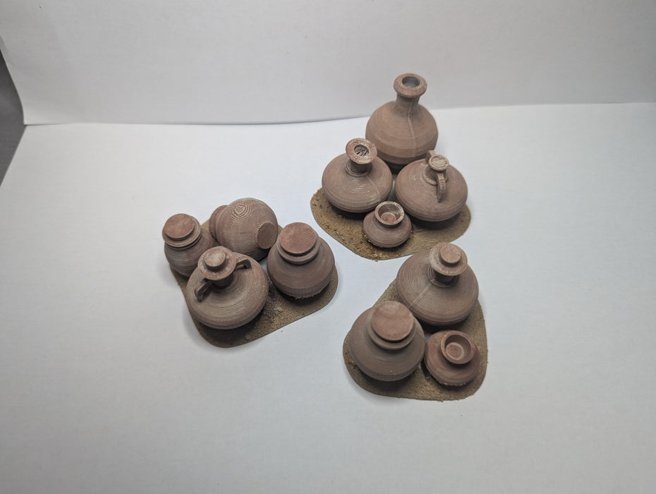 Clay Pot & Vase Scatter Set