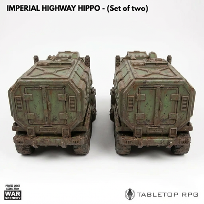 Imperial Highway Hippos (Set of two)