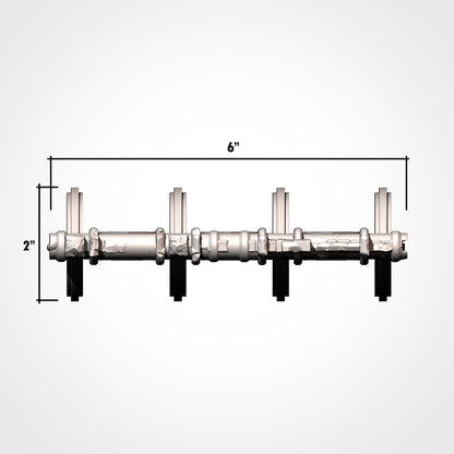 Gothic colonnade arch wall, 5 inches tall