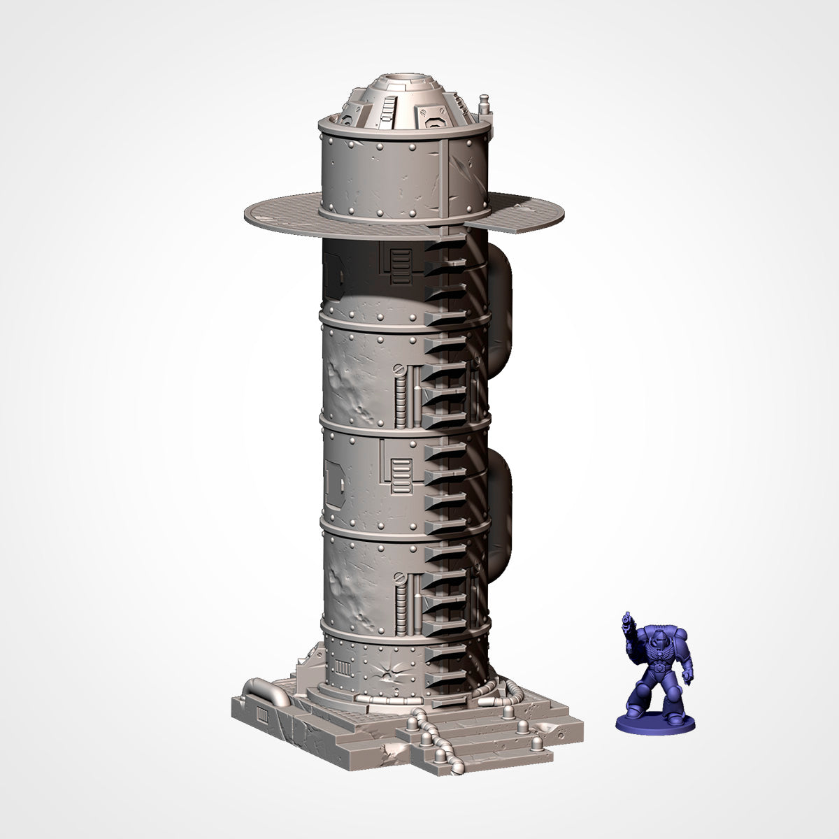 Industrial Sector Refinery Terrain, image 3 of 21, Battle Builder Tech by Txarli Factory