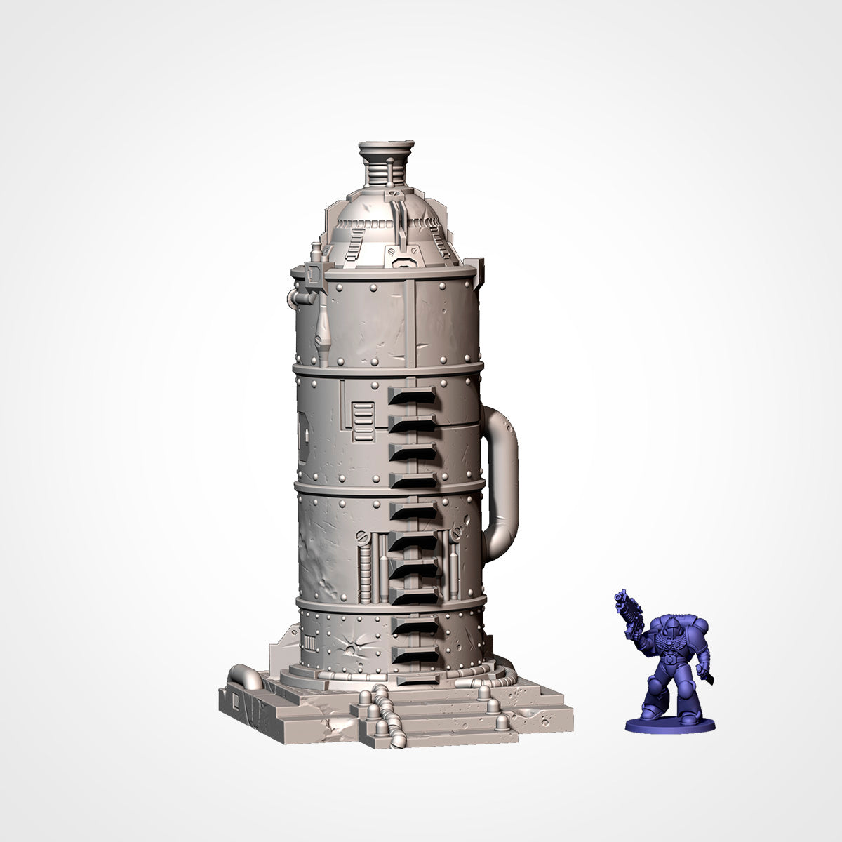 Industrial Sector Refinery Terrain, image 9 of 21, Battle Builder Tech by Txarli Factory