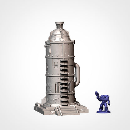 Industrial Sector Refinery Terrain, image 9 of 21, Battle Builder Tech by Txarli Factory