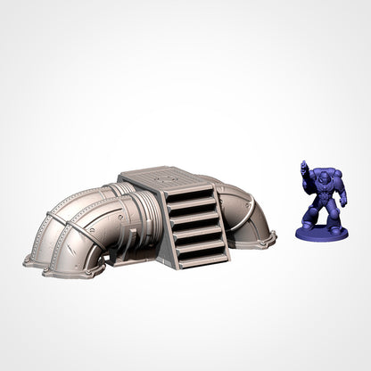 Industrial Sector Refinery Terrain, image 12 of 21, Battle Builder Tech by Txarli Factory