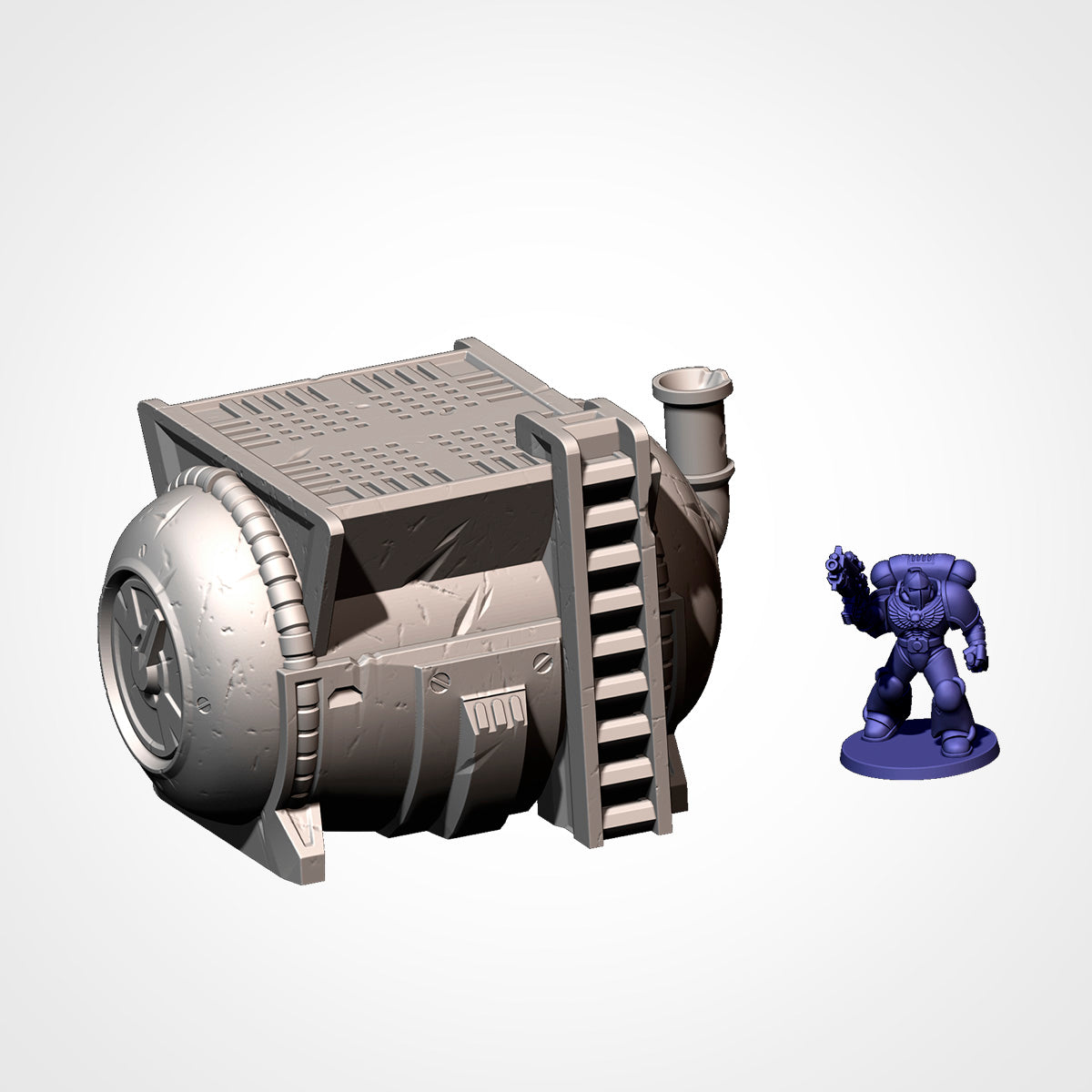 Industrial Sector Refinery Terrain, image 14 of 21, Battle Builder Tech by Txarli Factory