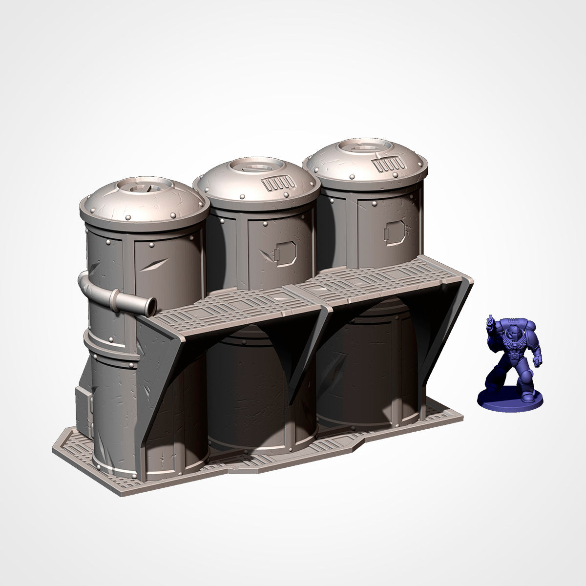 Industrial Sector Refinery Terrain, image 16 of 21, Battle Builder Tech by Txarli Factory