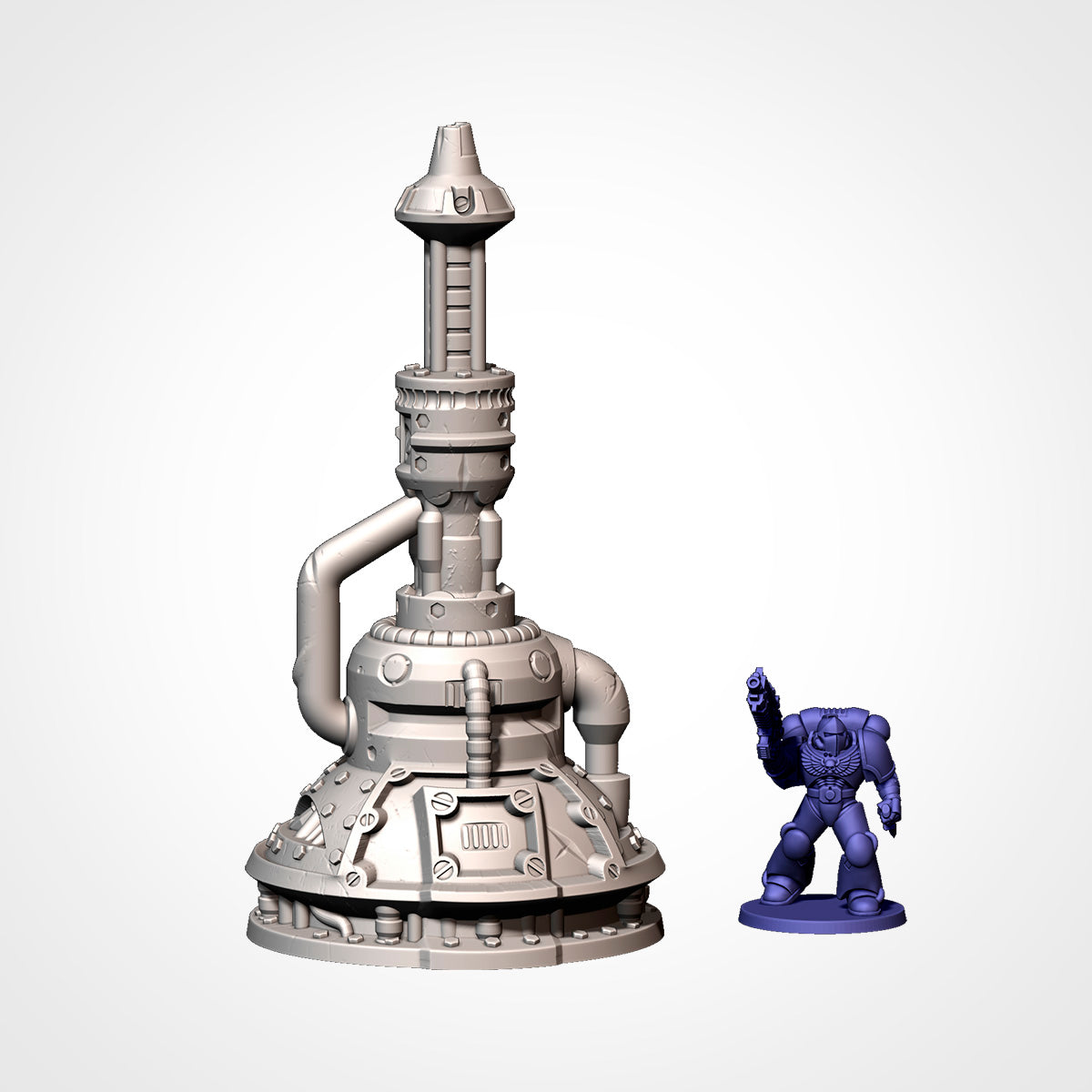 Industrial Sector Refinery Terrain, image 20 of 21, Battle Builder Tech by Txarli Factory