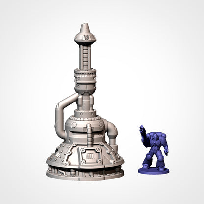 Industrial Sector Refinery Terrain, image 20 of 21, Battle Builder Tech by Txarli Factory