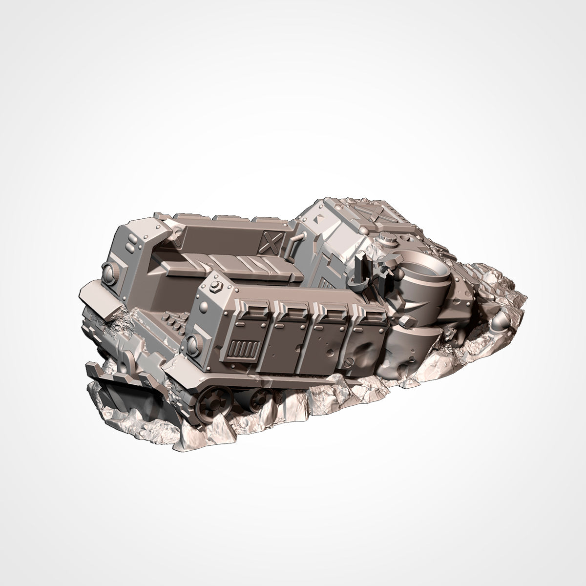Destroyed Vehicle Wrecks, image 6 of 18, Battle Builder Tech by Txarli Factory