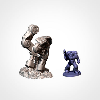 Destroyed Vehicle Wrecks, image 15 of 18, Battle Builder Tech by Txarli Factory