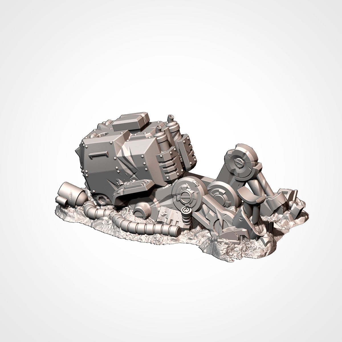 Destroyed Vehicle Wrecks, image 18 of 18, Battle Builder Tech by Txarli Factory
