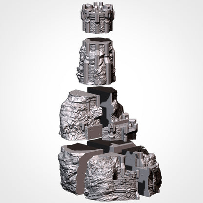 Dwarf Watchtower, image 6 of 7, Battle Builder Tech by Txarli Factory