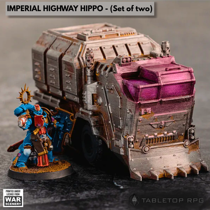 Imperial Highway Hippos (Set of two)