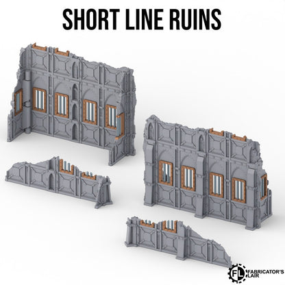 Short line armoured ruins, high and small variants