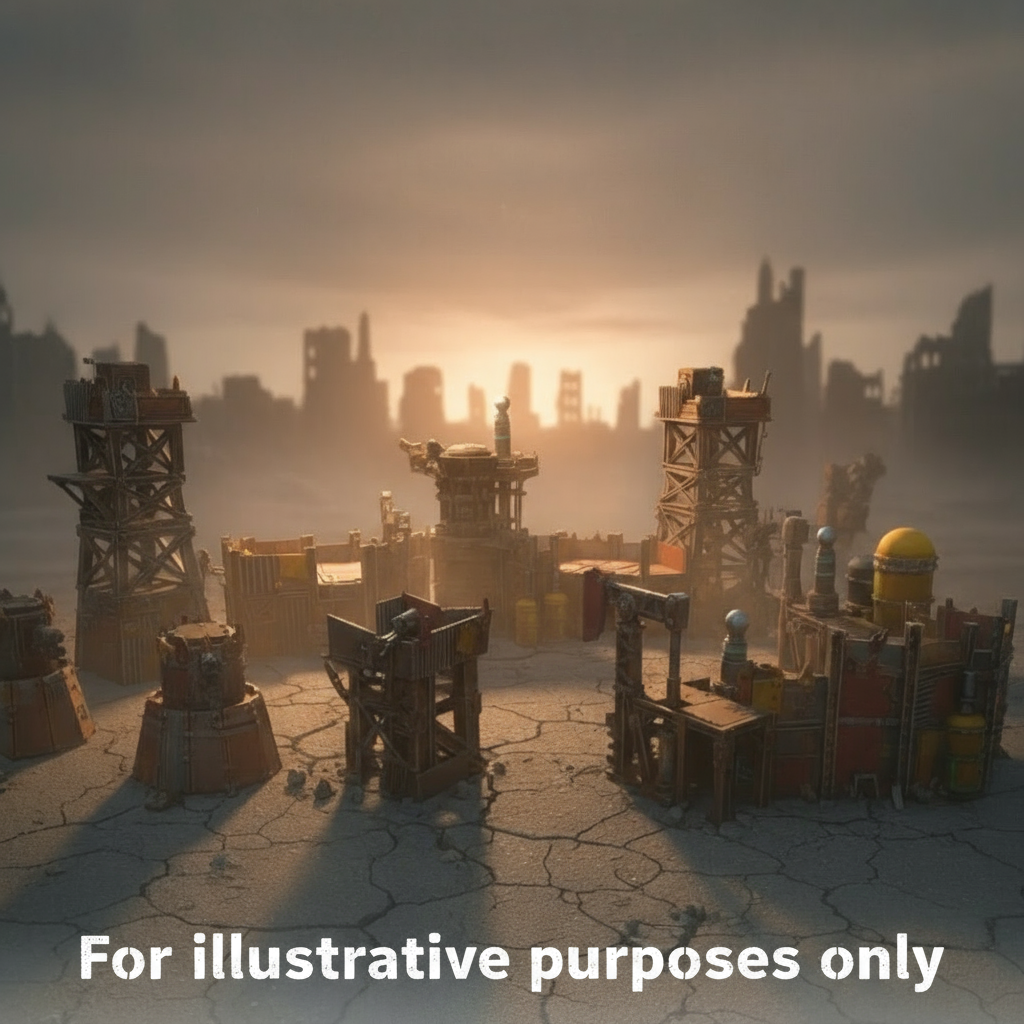 Scrap Wasteland Outpost — Choose Full Set or Singles