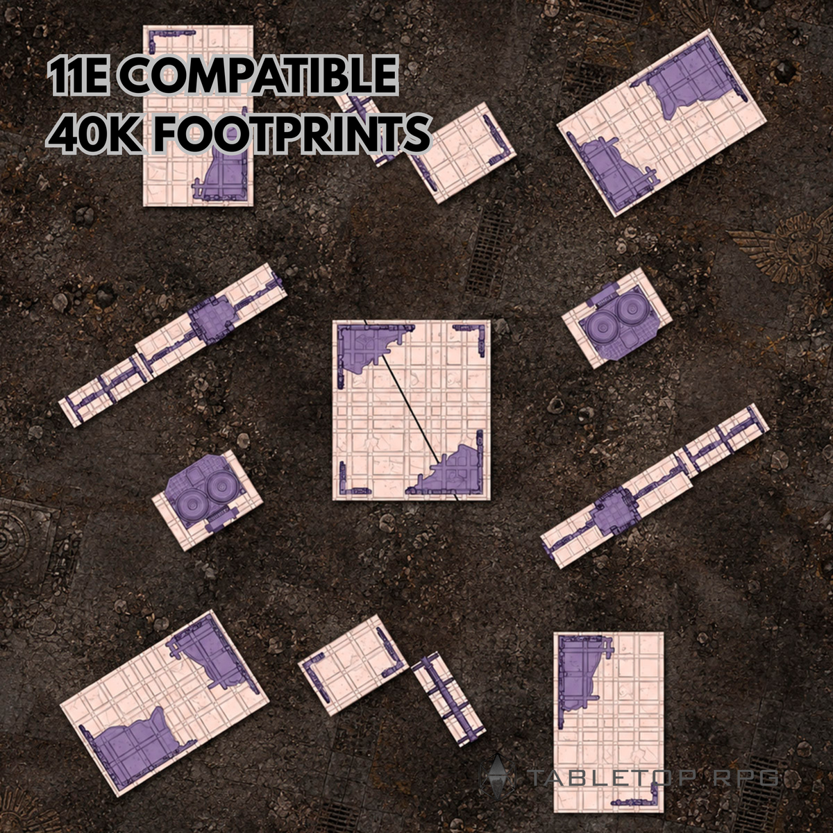 Classic Ruins Layout Footprints: 11th Edition Tournament Set