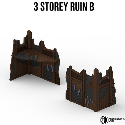 Large greenskin ruins, two storey design B with removable floor panels