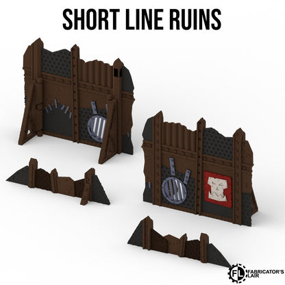 Short line greenskin ruins, high and small variants