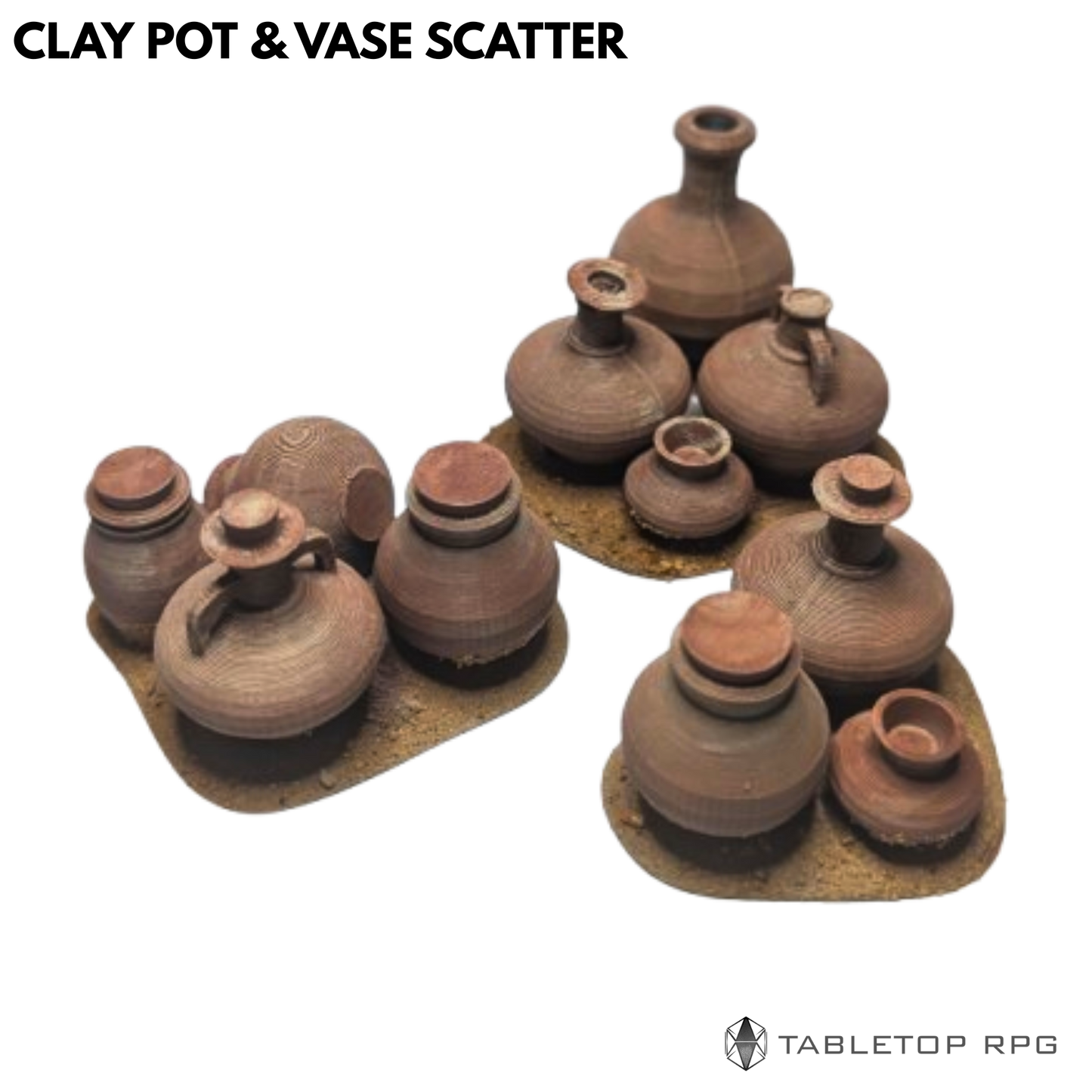 Clay Pot & Vase Scatter Set