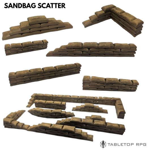 Sandbag Defense Line Scatter