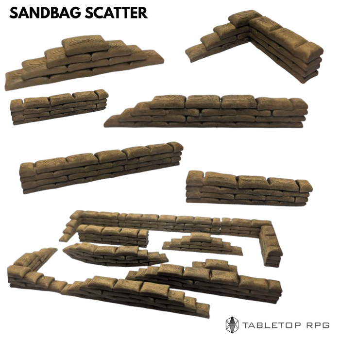 Sandbag Defense Line Scatter