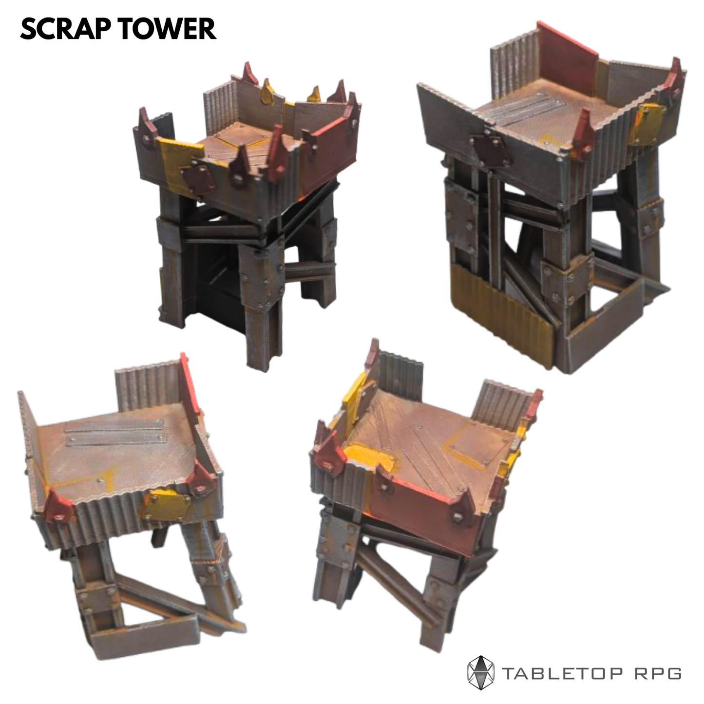 Scrap Wasteland Outpost Bundle – 4-Piece Set