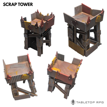 Scrap Wasteland Outpost Bundle – 4-Piece Set