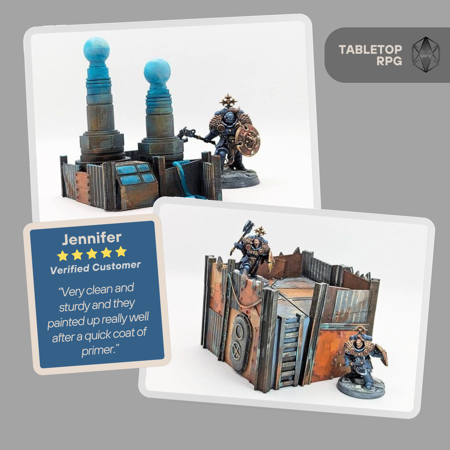 Scrap Wasteland Outpost — Choose Full Set or Singles