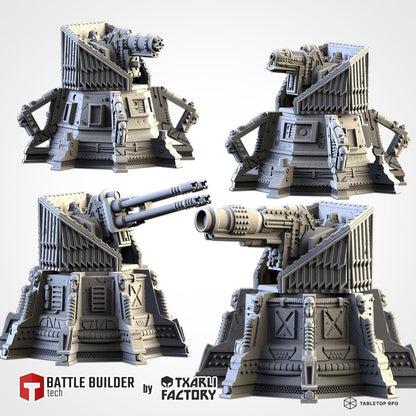 Defence Turret Emplacement: Interchangeable Weapons
