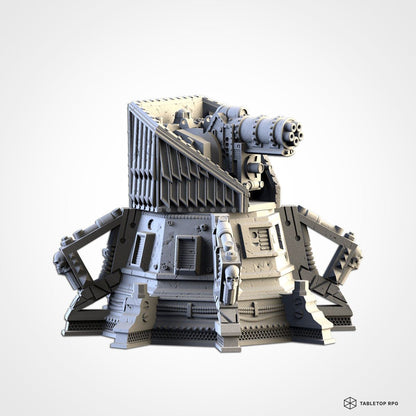 Defence Turret Emplacement: Interchangeable Weapons