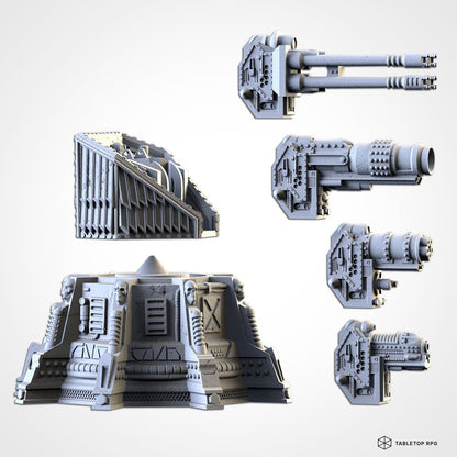 Defence Turret Emplacement: Interchangeable Weapons