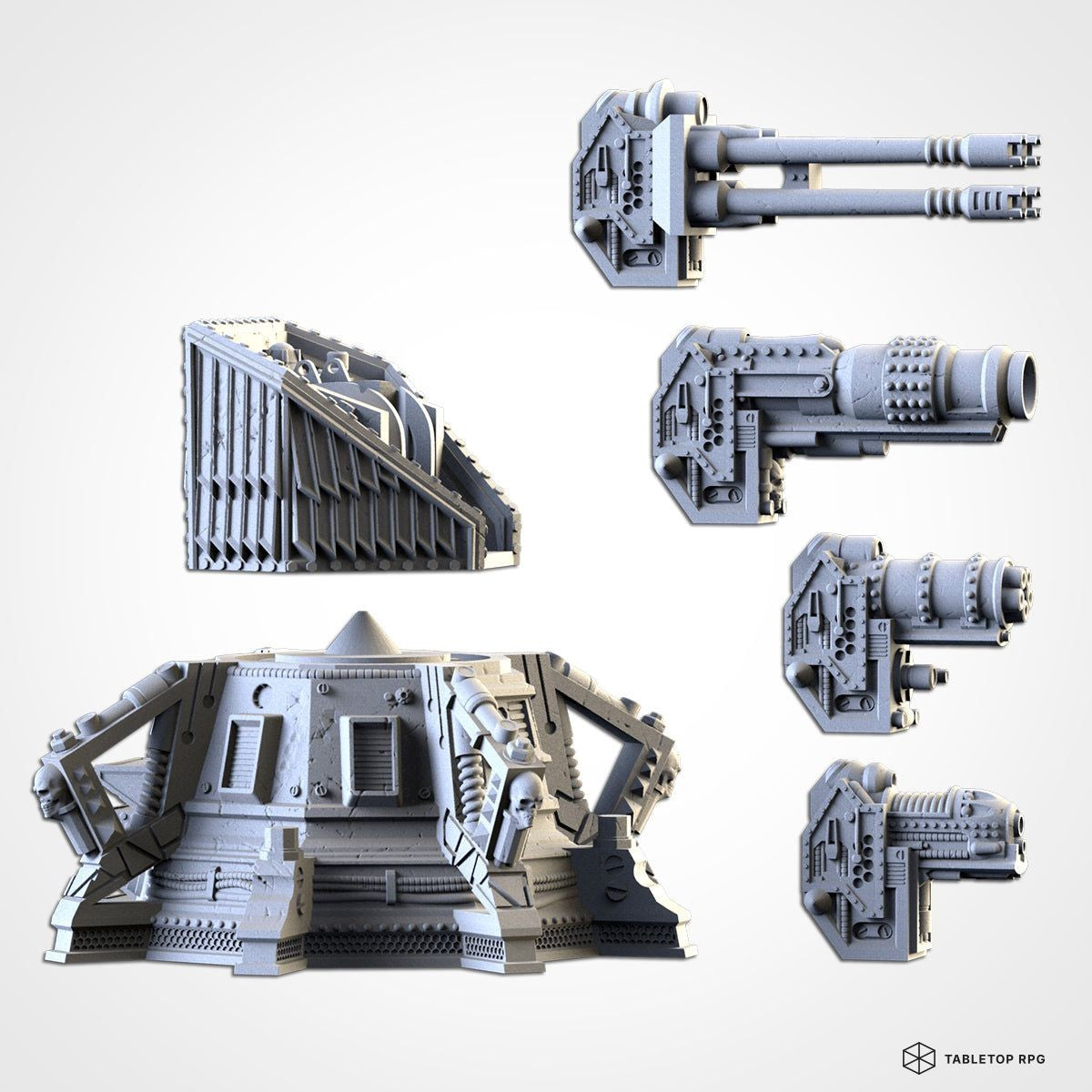 Defence Turret Emplacement: Interchangeable Weapons