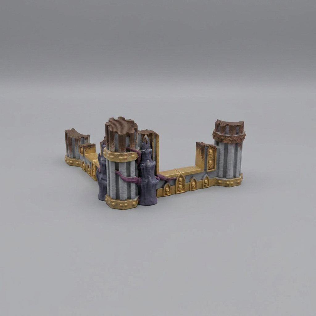 Biomass Pit and Half Height Walls - Alien Ruins alternate angle 4
