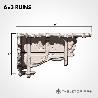6x3 Ruins footprint dimensions