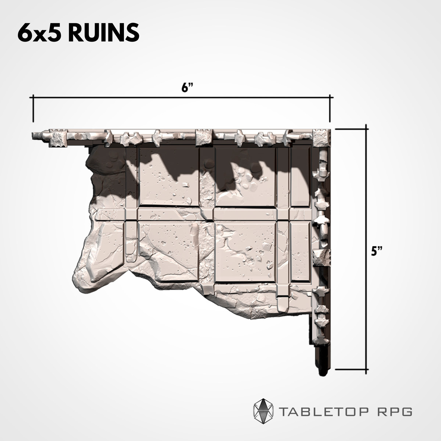 6x5 Ruins footprint dimensions