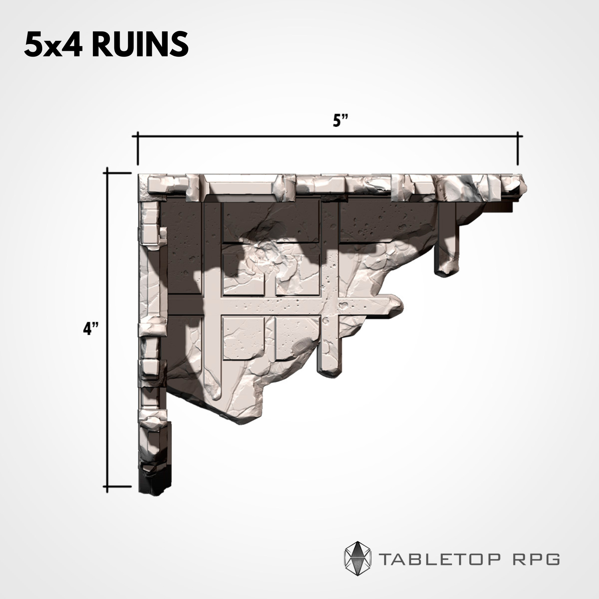 5x4 Ruins footprint dimensions