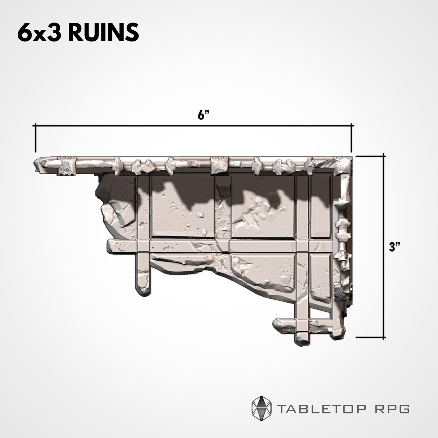 6x3 Ruins mirrored, footprint dimensions