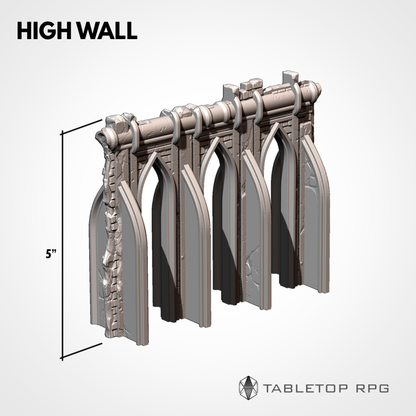High Wall, 5 inches tall