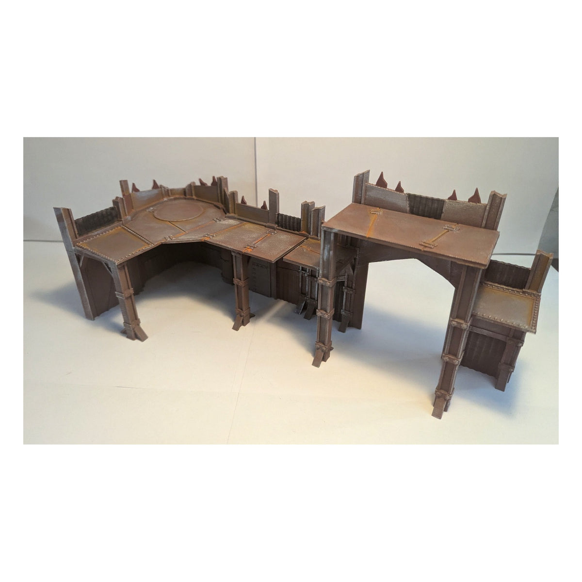 Scrap Fort raised gantry and platform sections