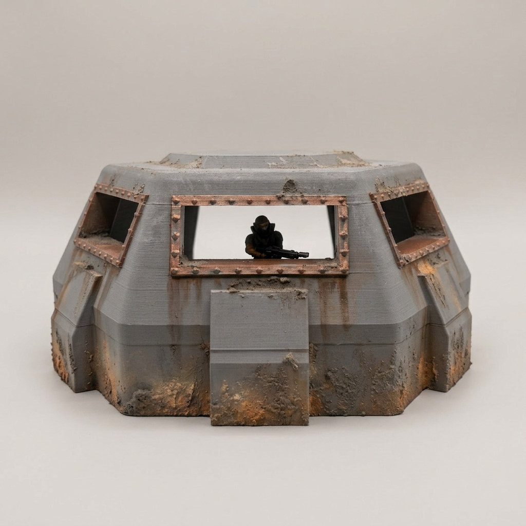Concrete Bunker alternate angle 2