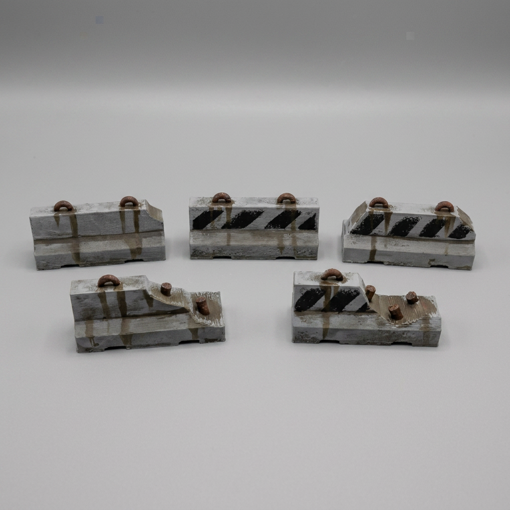 Concrete Jersey Barriers