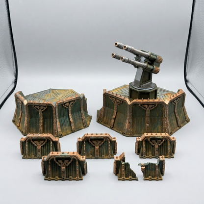 Defensive Platforms and Barriers - Grim Edition alternate angle 1