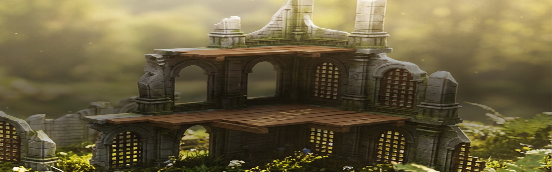 Eldrath Keep terrain — DUNGEONMOM Mother's Day promo backdrop. 30% off, code DUNGEONMOM, May 1 to May 12.