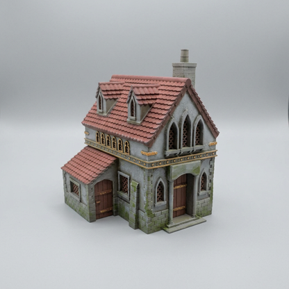 Fantasy House with Lean-to