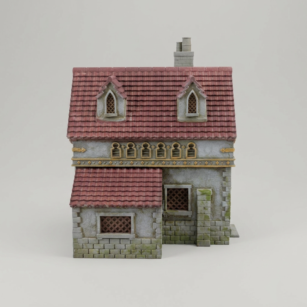 Fantasy House with Lean-to alternate angle 1