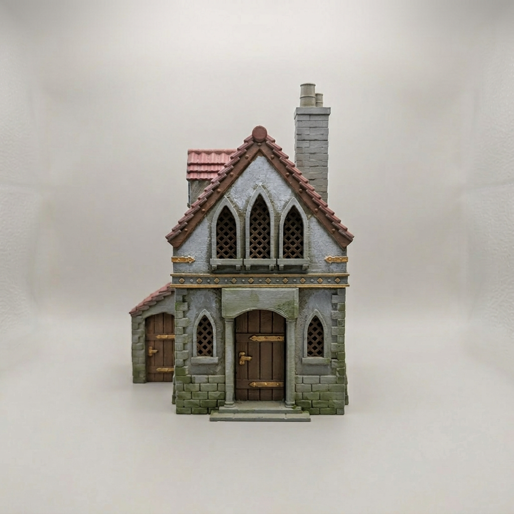 Fantasy House with Lean-to alternate angle 4