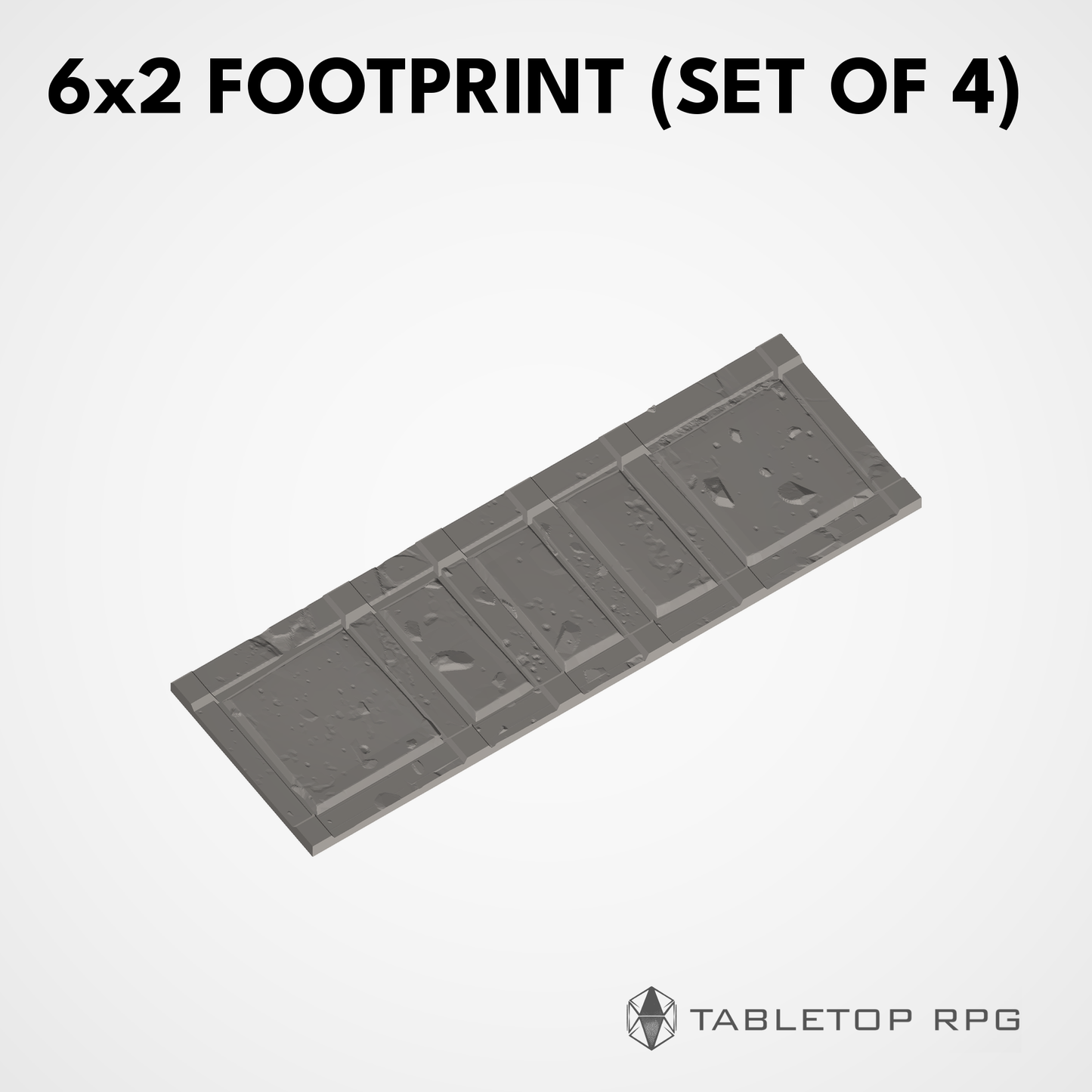 6x2 Footprint (set of 4)