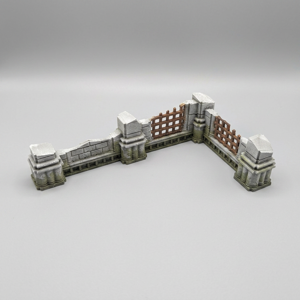 Half Height Walls - Fantasy Ruins alternate angle 2
